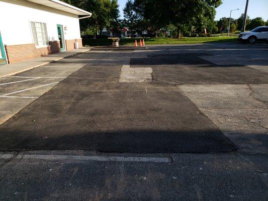 A clean asphalt repair job every time.