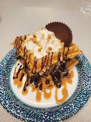 Waffles and Ice Cream