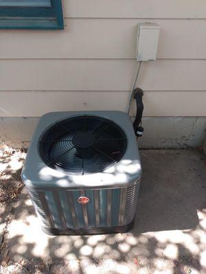 new outdoor condenser