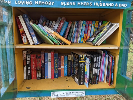 Little Free Library, 1213 Poindexter Ave, Cleburne.