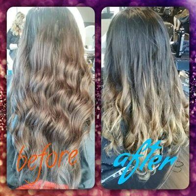 Balayage and style