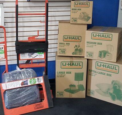 We carry an array of Moving, Packing, and Shipping supplies to take the ease out of your hands.