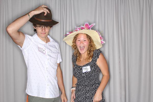 Austin Pennington enjoying the Toledophotoguy photobooth at the Toledo Zoo