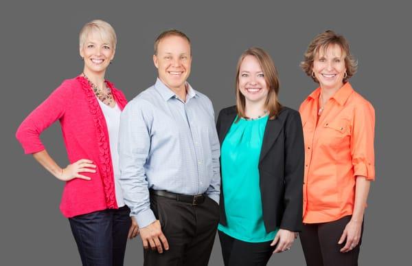 TEAM LEWIS (LR) Shannon Eakin - Mktg Specialist, Jason Luey Lewis - Sr. Loan Officer, Linda Helmsin - LO Asst, Janie Meredith - Processor