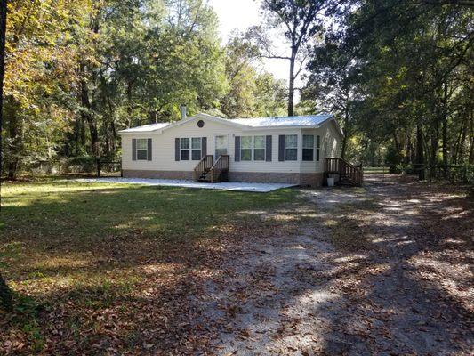 Just went under contact today 3BR 2 BA on half acre