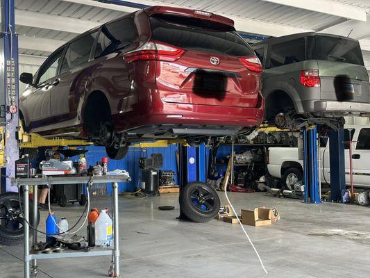 Bryan , working on both of our vehicles