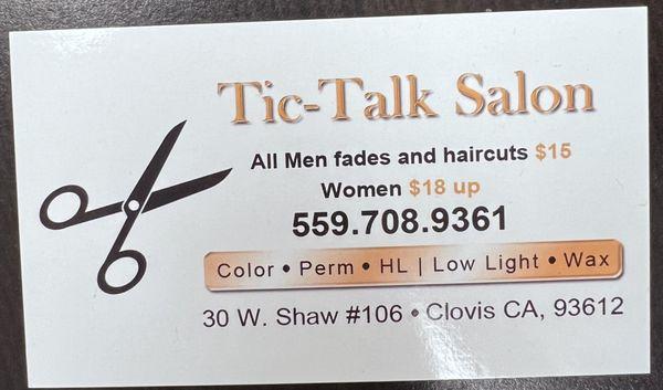 TicTalk Salon