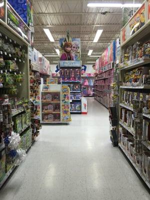 One of many toy sections!