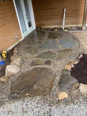 Hardscape patio