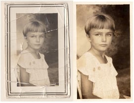 Photo Restoration Before and After