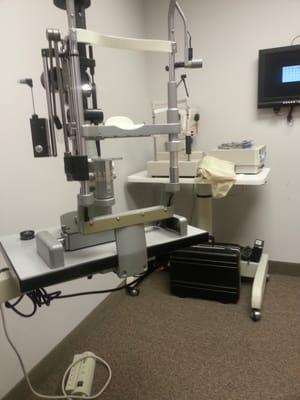 Eye exam room