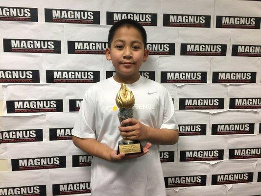 Super Yellow, Jacob Maravillas was awarded Athlete Of The Month Of February 2017