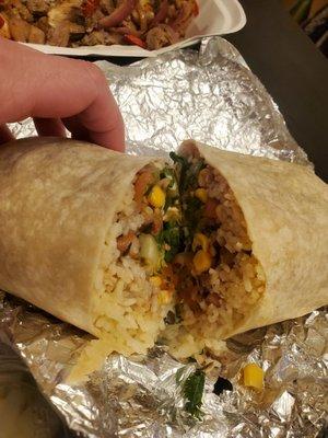 Steak burrito