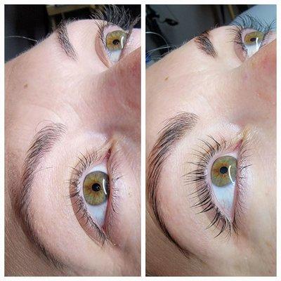 Keratin lash lift and Brow Lamination