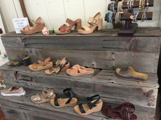 Wide assortment of comfy footwear