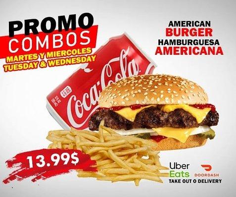 Promo Hamburguesa Americana / American Burger