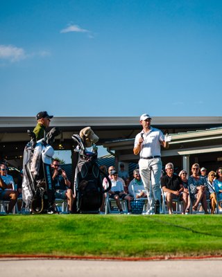 Patrick Cantlay at The Yards golf course in Ponte Vedra Beach