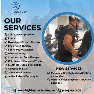 Our Services! Book online highlandparkchiro.com