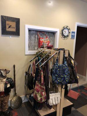 We always have a large inventory of purses