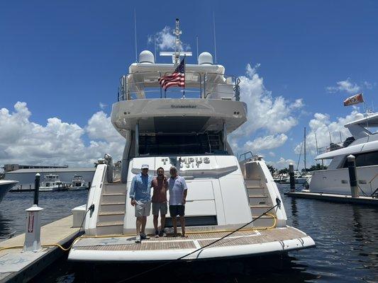 New 76' Sunseeker
"Tempus Fugit" (Time Flies)