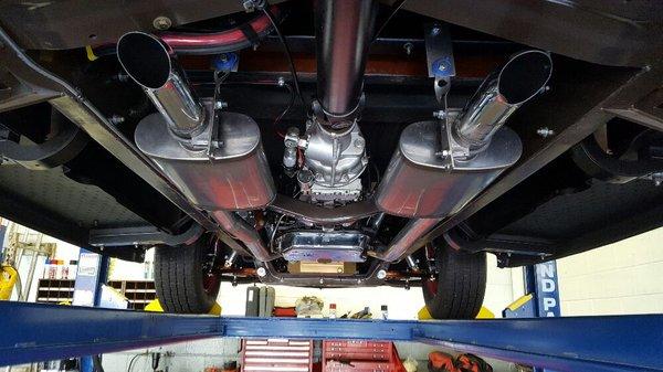 1946 pickup exhaust.