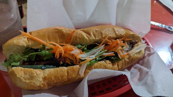 A9. Banh Mi with grilled pork