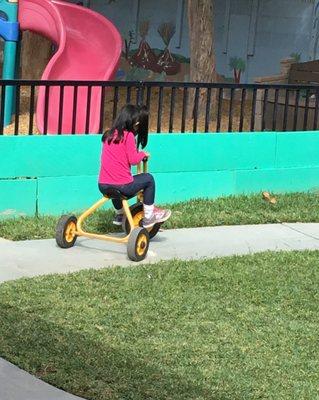 Riding our bikes!