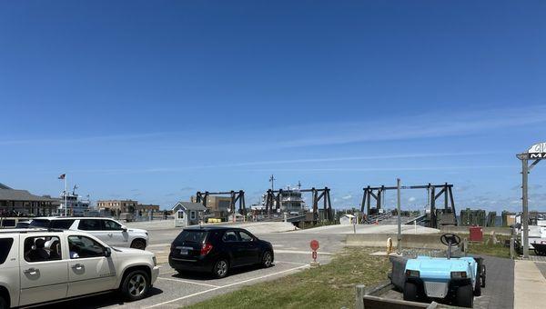 Ferry terminal on Hatteras.