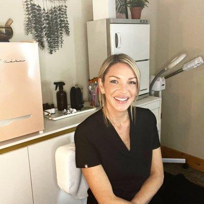 Chloe West, Owner/Esthetician of Slate Skin & Body.