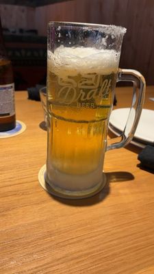 Tall draft Michelob ultra