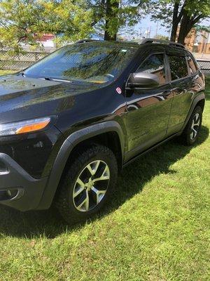 Detailed a Jeep for a marine.