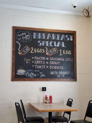 Breakfast specials