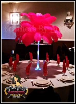 Feather Centerpieces