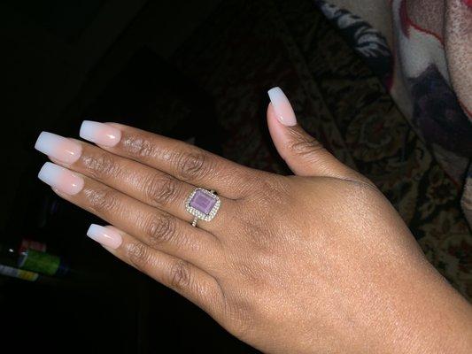 Nude Ombré by nails by John.