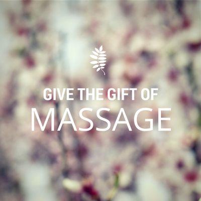 Give the gift of Massage! 
EGift Cards ‍‍

https://squareup.com/gift/ML0CN8MFHFW1V/order