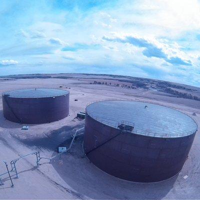 162' Dia Storage Tanks.