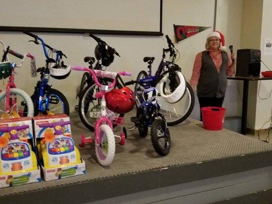 Christmas Party - Bikes to be given away