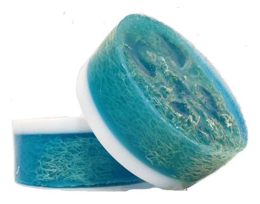 Handmade Loofah Pedicure soaps. These have a natural loofah sponge inside the soap! Lots of different fragrances.