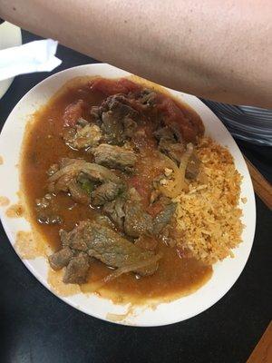 My friend got this beef dish and really liked it.