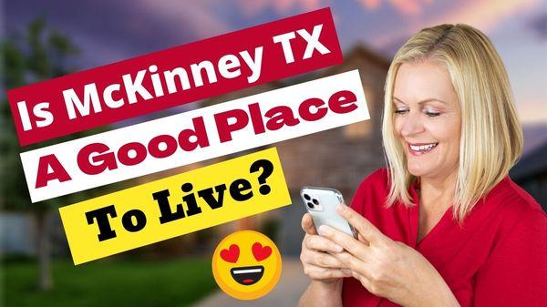 Have you wondered what it is like to live in McKinney? Is McKinney a good place to live? Here are 5 reasons why https://youtu.be/SqMDyOvlf6g