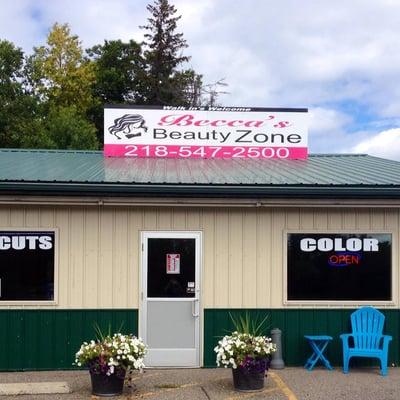 Becca's Salon ~ Located 1 block from Northern Lights Casino and Hotel.