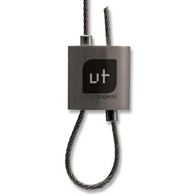 UrbanTrapeze™. Hang heavier signs with steel cable. Incrementally adjust height or level signs with the push of a button. Eliminate crimps.