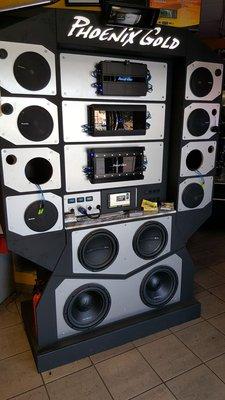 Huge speaker system