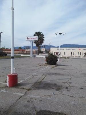 Empty parking lots