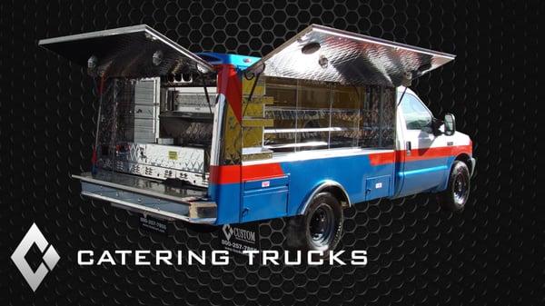 Take your product to the customer in one of our catering trucks.