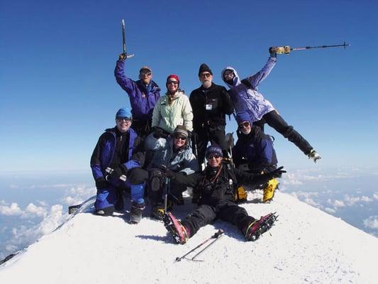 On the summit of Seven Summit Mount Elbrus, Russia!