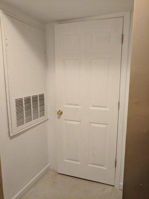 Door installed! We now have a 3 bedrooms in our condo!