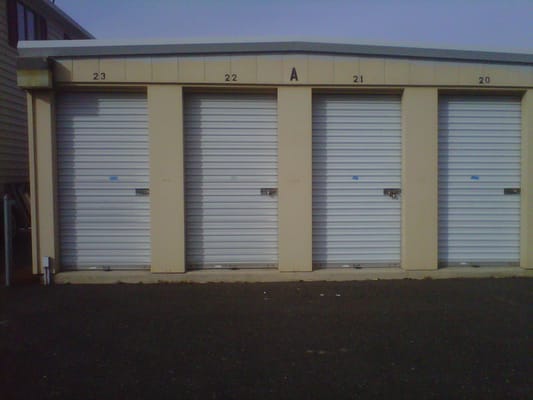 A few of the storage units available at Homestead Storage.