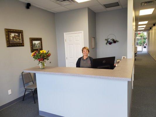 Receptionist, Cheri Bunch