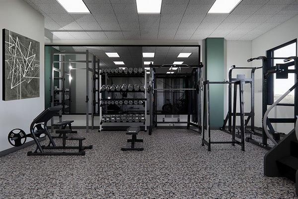 Fully-equipped, 24-hour fitness center